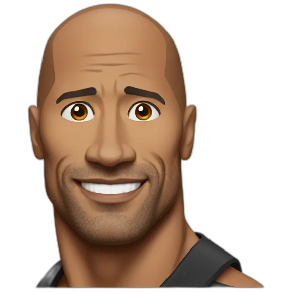 Dwayne johnson on pc emoji