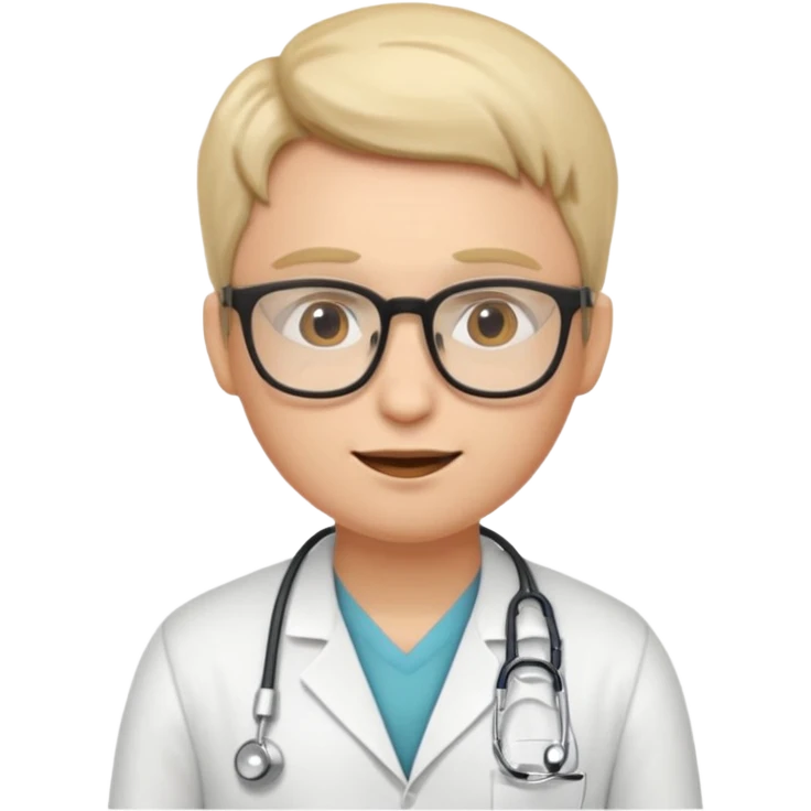 animated apple-style emoji of a programmer with a laptop talking to a doctor emoji