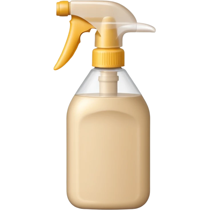Beige spray bottle emoji