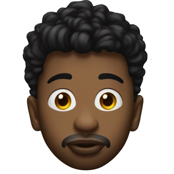 21 savage with fingers on lips emoji
