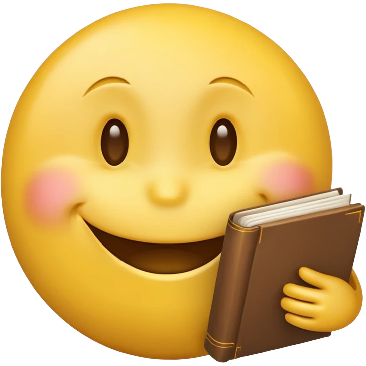 A emoji with a book in its hands like these but combined 😁📖 emoji