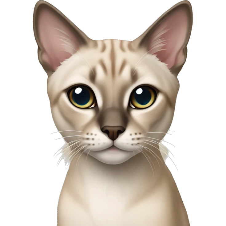 Lynx point siamese cat emoji