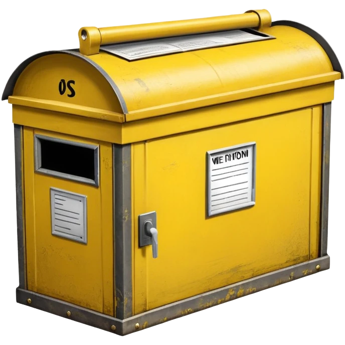 yellow newspaper box emoji