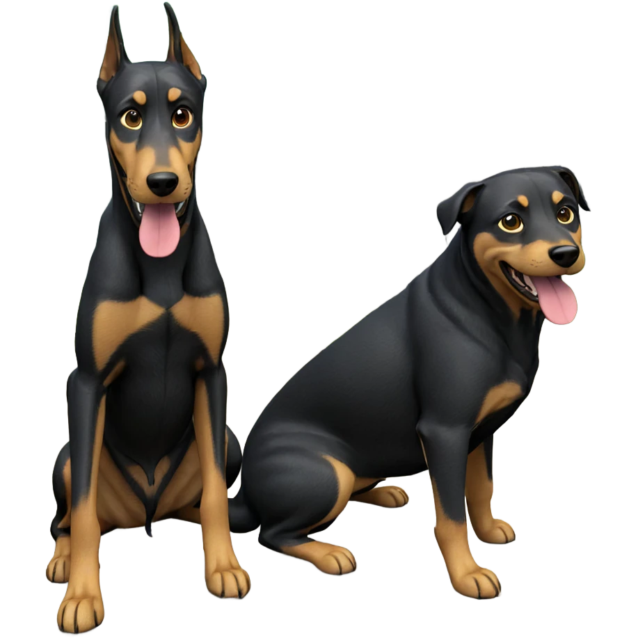 dog exploring nature by street emoji