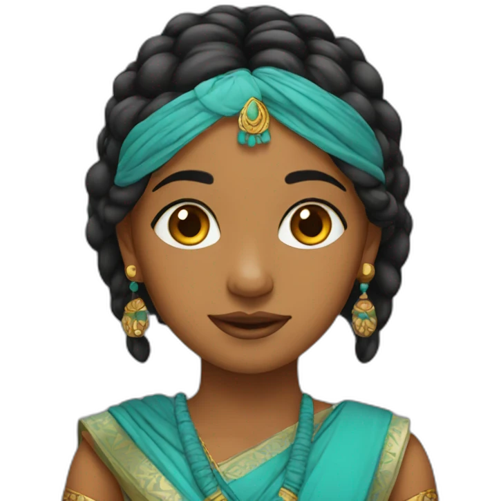 Indian girl emoji