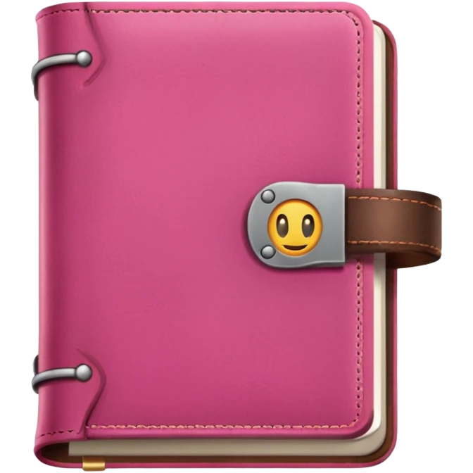 pink diary emoji