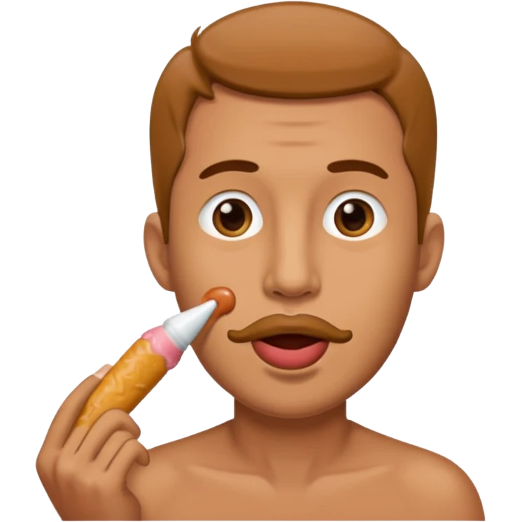Guy with a penis in his mouth emoji