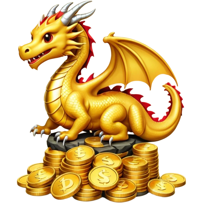 strack coins dragon emoji