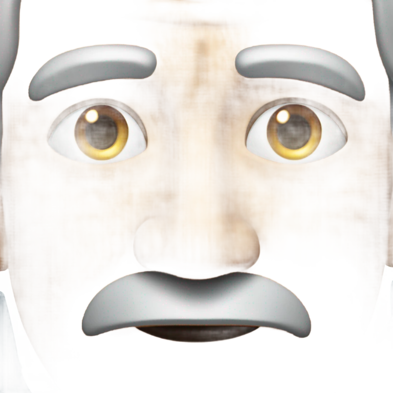 portrait of an older man emoji