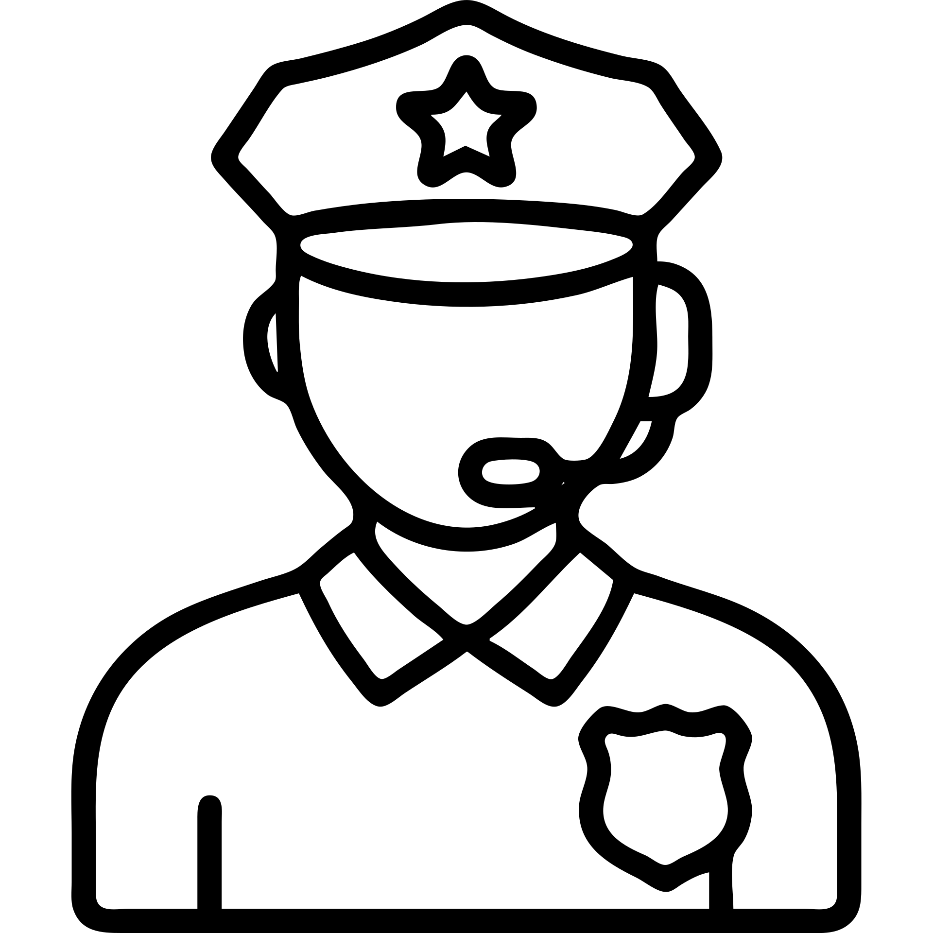 superagent with badge and headset outlined icon emoji