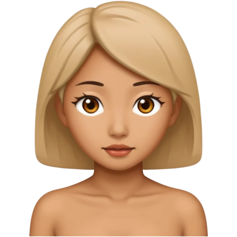 Голая японка  emoji