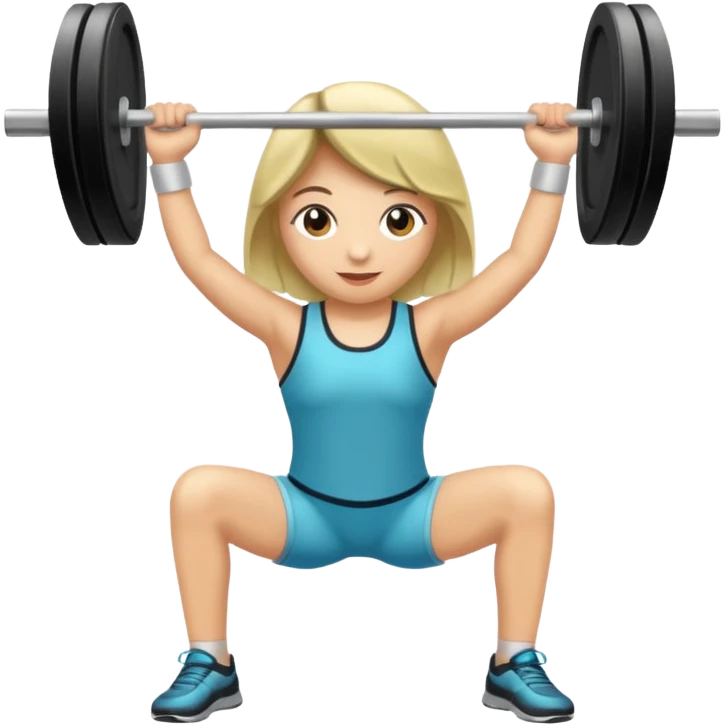 Pesa de gimnasio vista desde el ángulo derecho  emoji