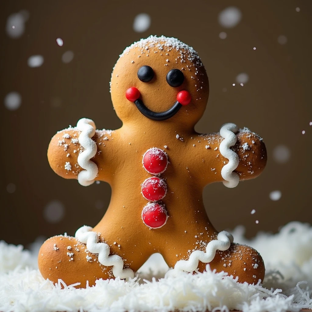gingerbread man emoji