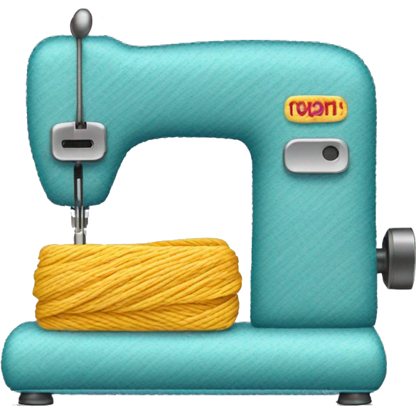 Needle and thread stitch machine  emoji