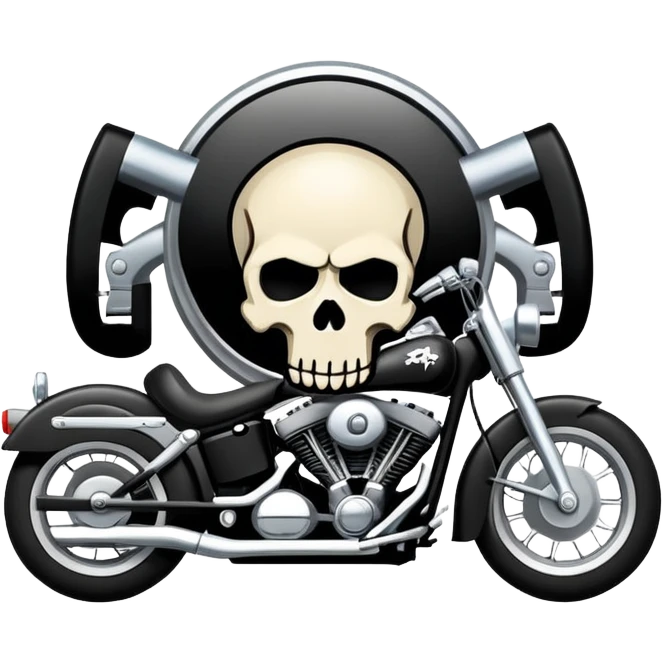 Skul kind of logo Sons Of Anarchy including Sons Of HVAC emoji