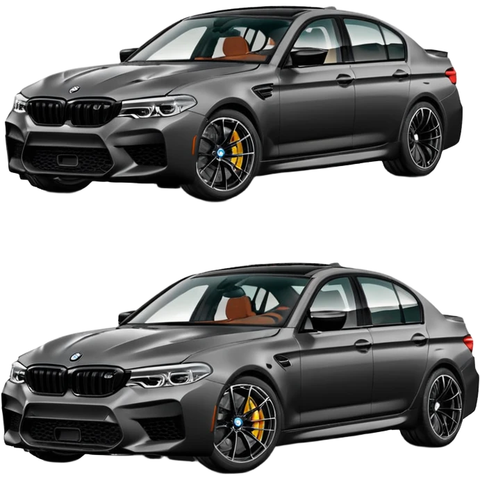 BMW M5 f90 competition all angles in front emoji