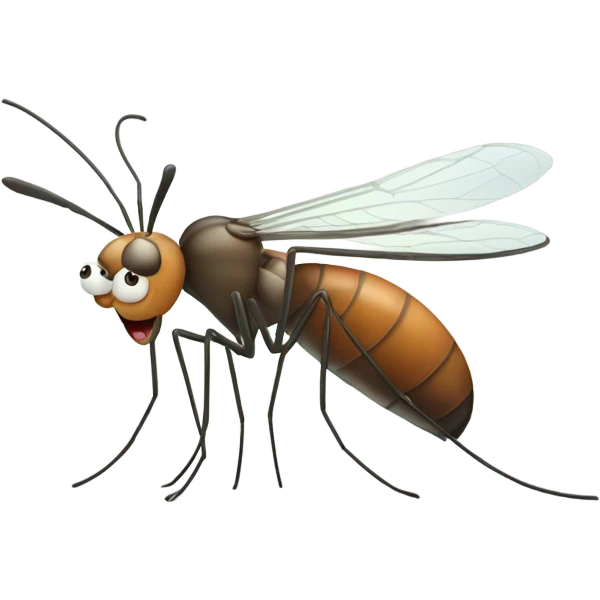 Happy mosquito  emoji