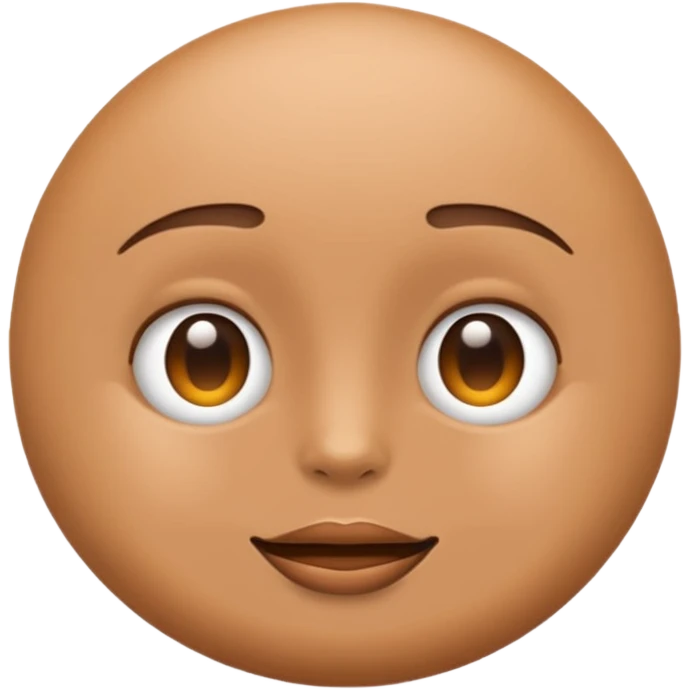 nude color emoji, medium tan skin tone emoji