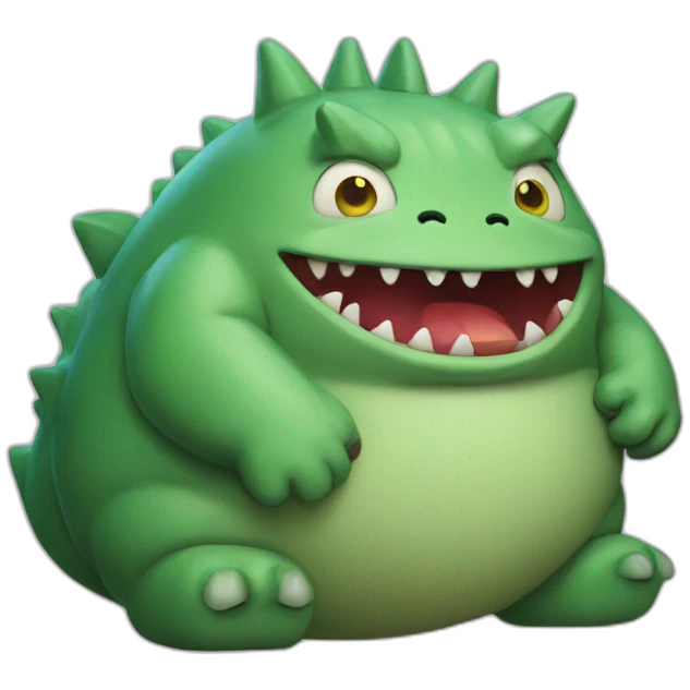 fat fat fat kaiju emoji