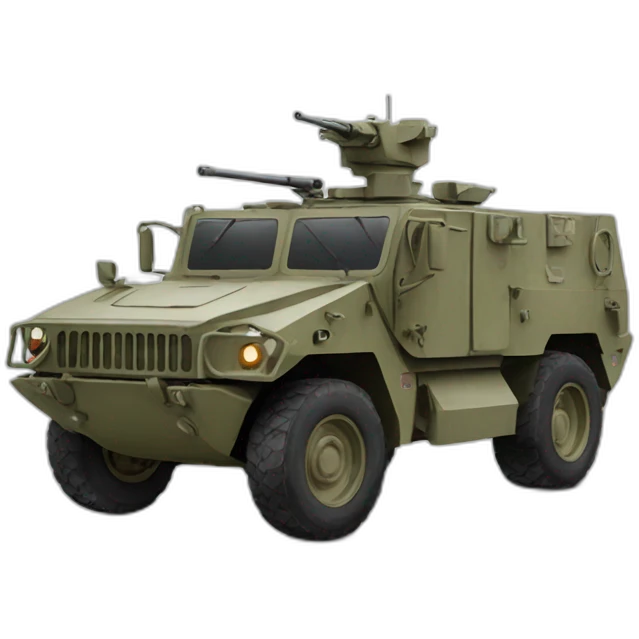 military vehicle emoji