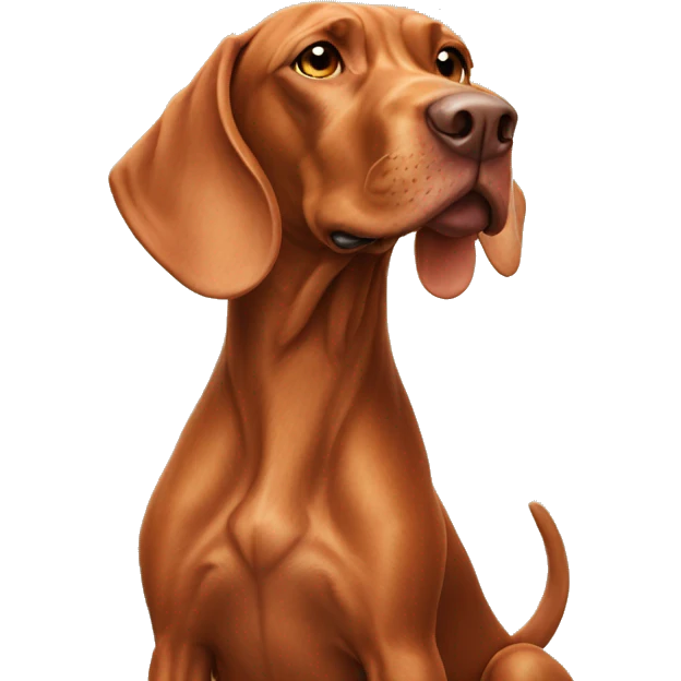 Vizsla on dragon back emoji