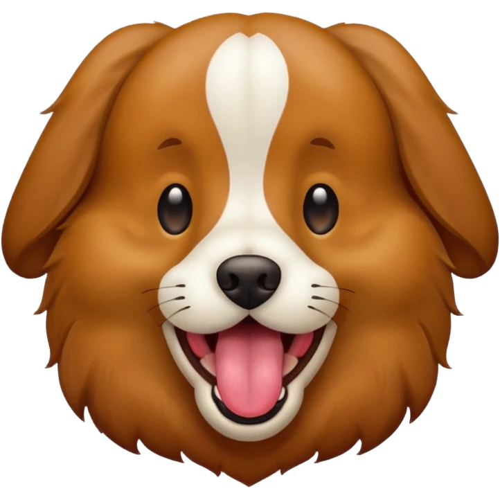 Dog sticking tongue out  emoji