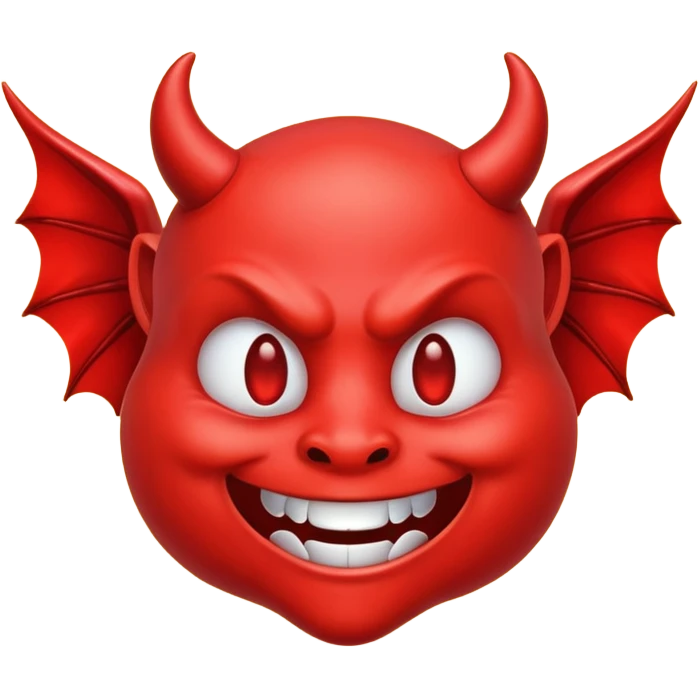 Devil Emoji with Wings  emoji