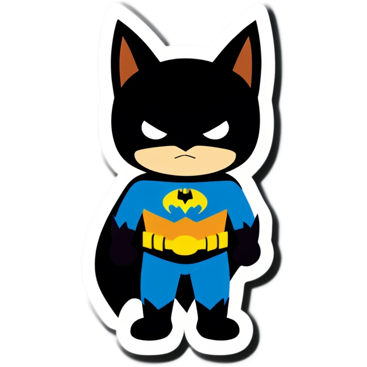 cat batman emoji