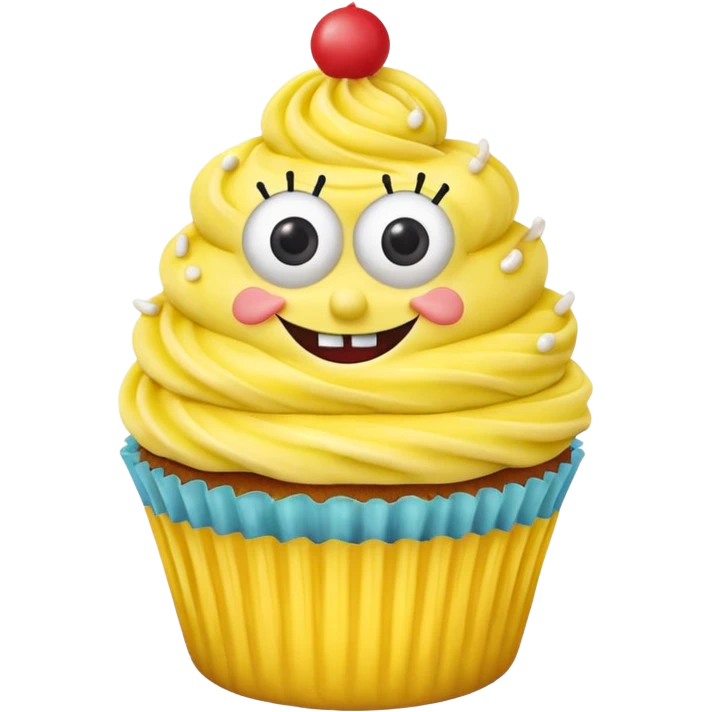 SpongeBob cupcake emoji