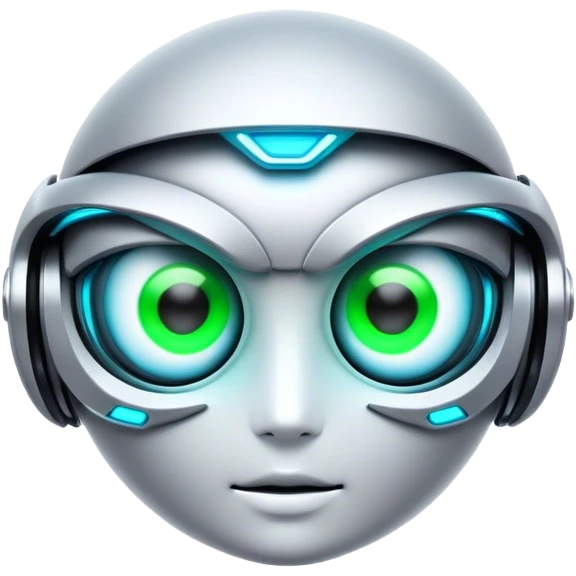 neon cyberpunk style cyber eyes emoji