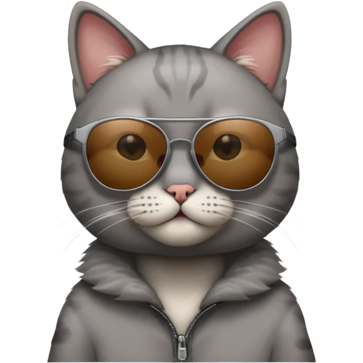 Cat wearing sunglasses emoji
