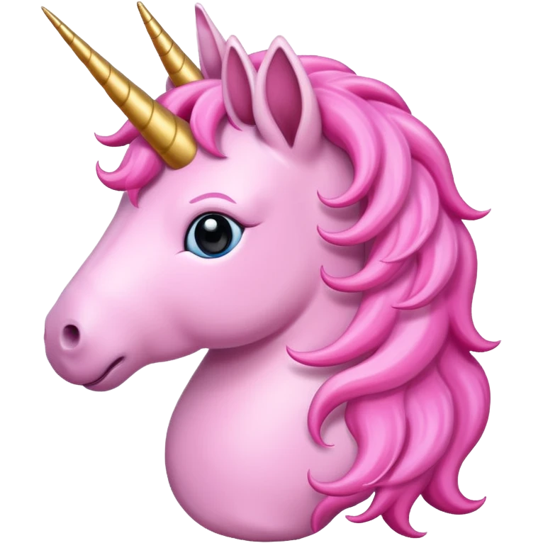 Pembe unicorn emoji