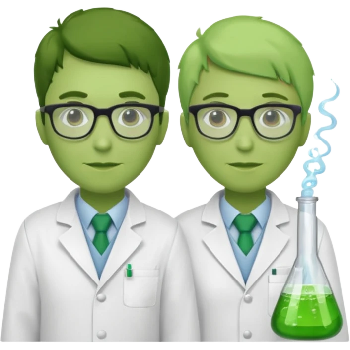 green scientific experts emoji