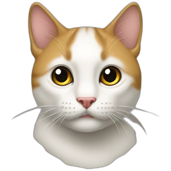 Кот на спене emoji