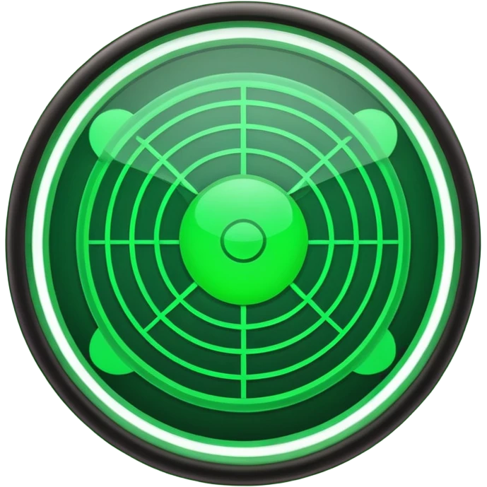 radar green emoji