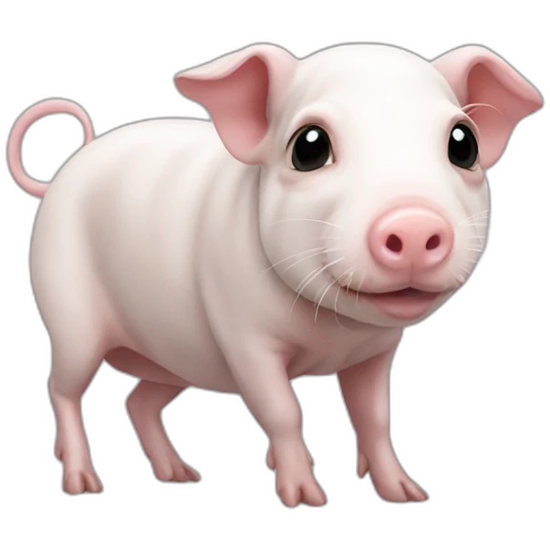 Skinny pig emoji