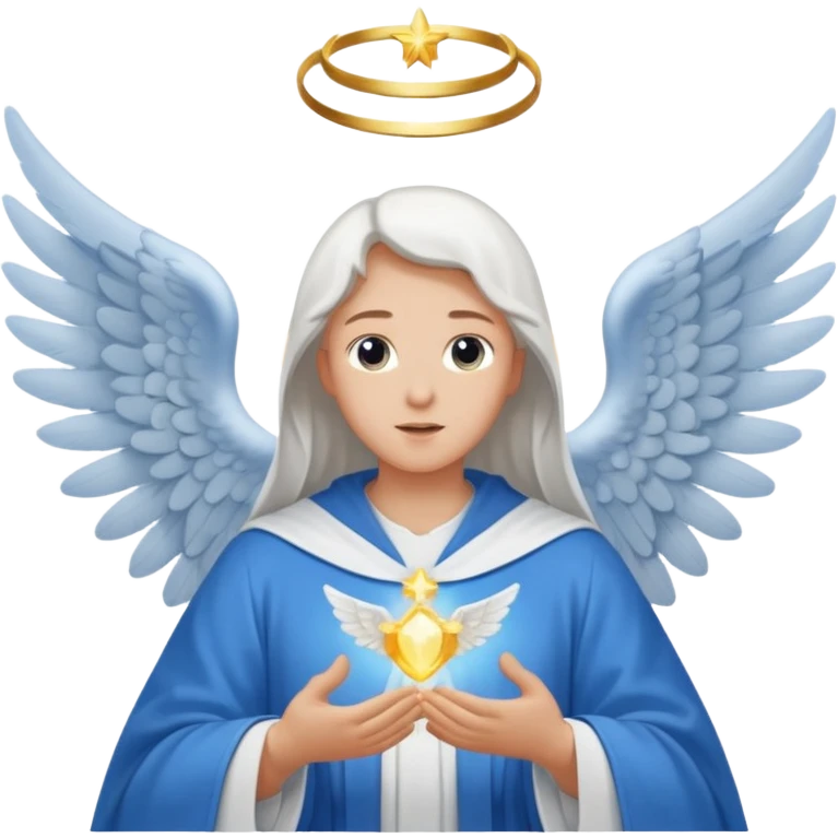 angel gabriel talking to mary emoji