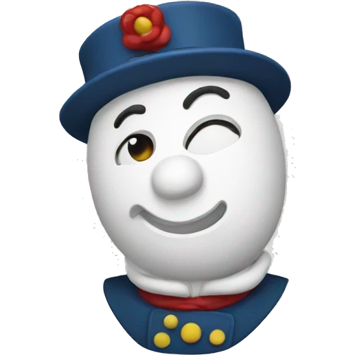 Bonhomme stressé emoji