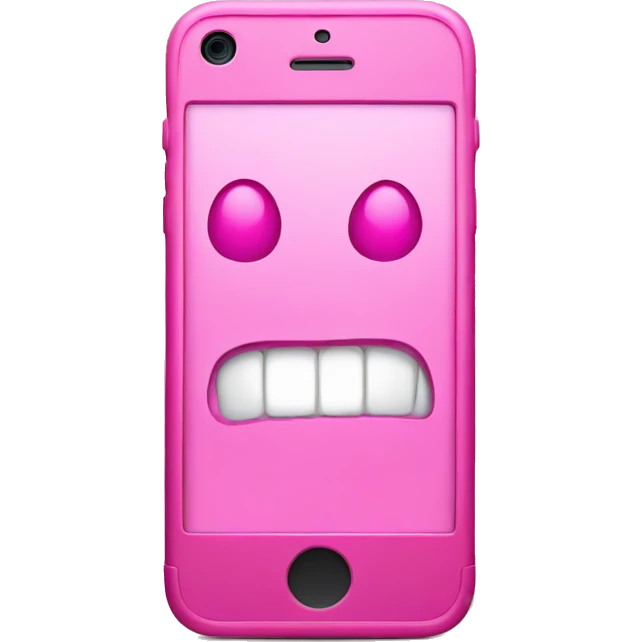 Pink iPhone  emoji