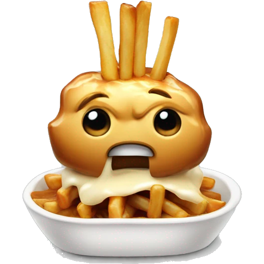 Poutine mange du poutine emoji