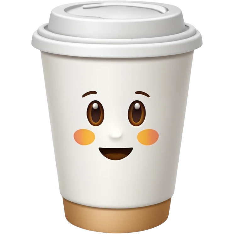 Coffee cup – paper cup with lid emoji