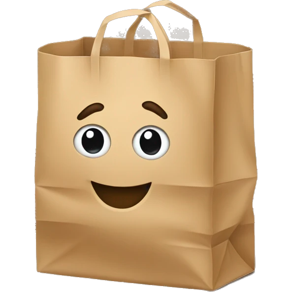 Grocery bag emoji
