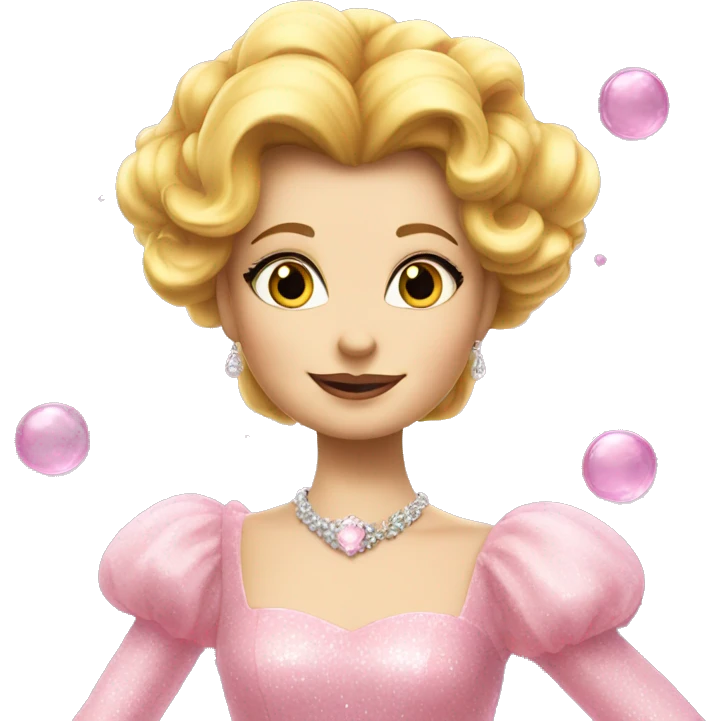 Glinda Pink Bubbles emoji