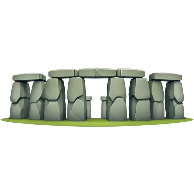 Cinematic Realistic Stonehenge Emoji emoji