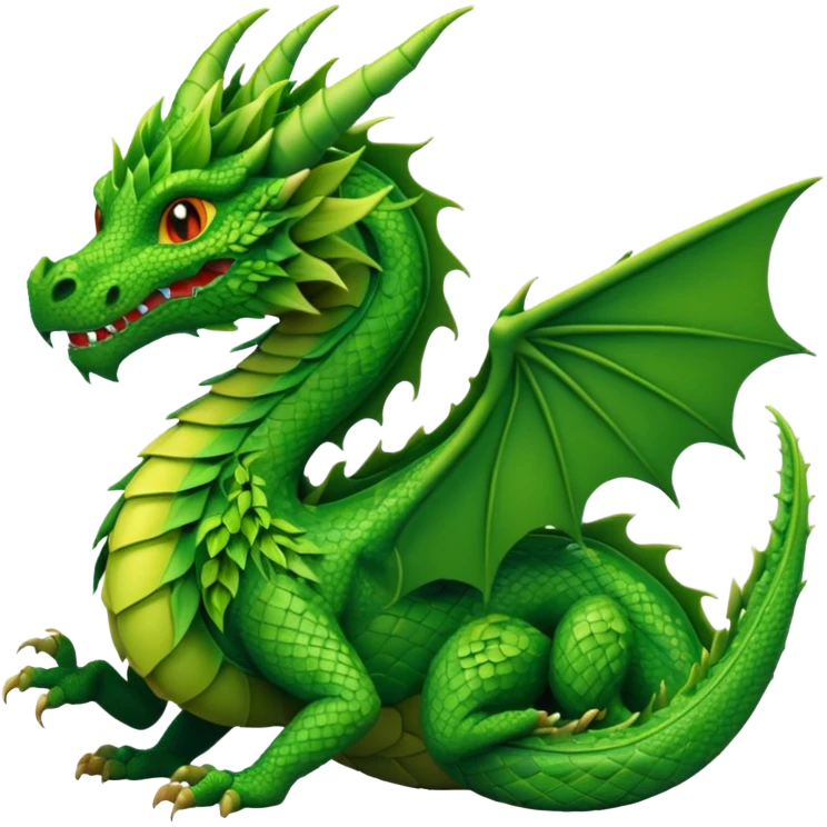 um dragão de plantas  emoji