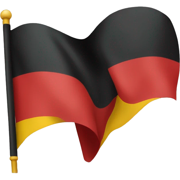 red and black flag with a yellow circle in the middle emoji