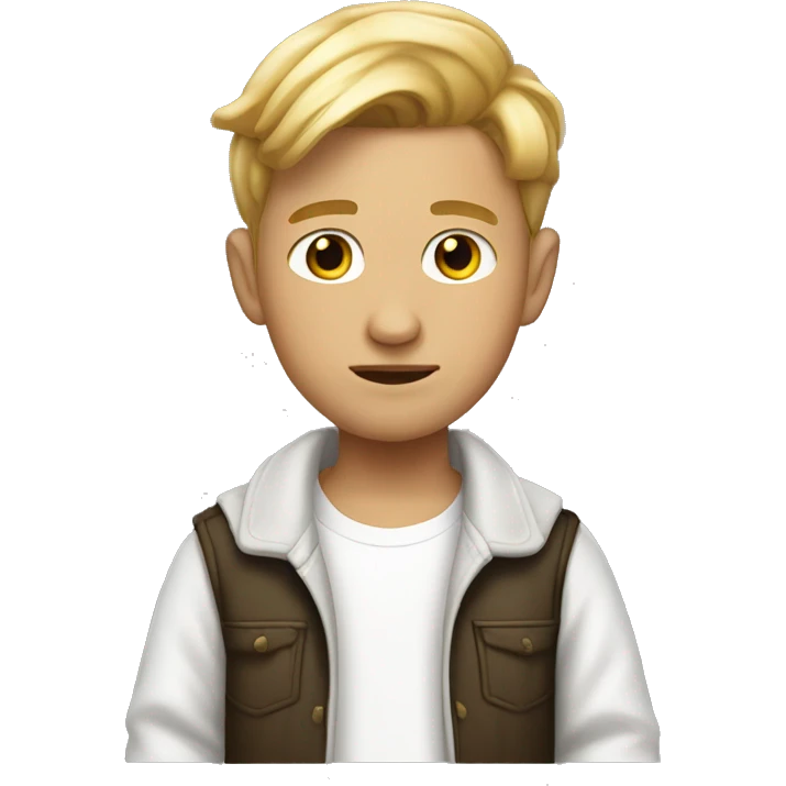 little white boy with cholo aura emoji