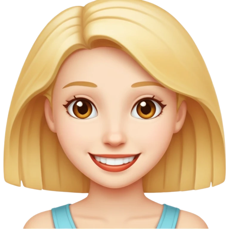 smiling girls emoji