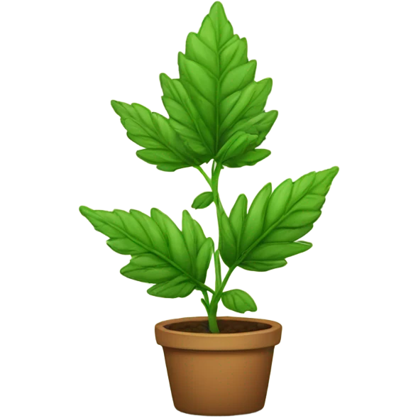 Weed plant emoji