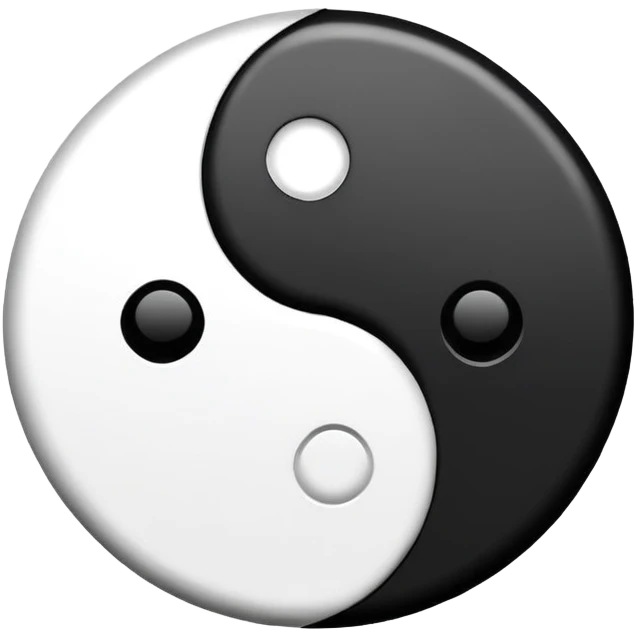 Yin yang emoji